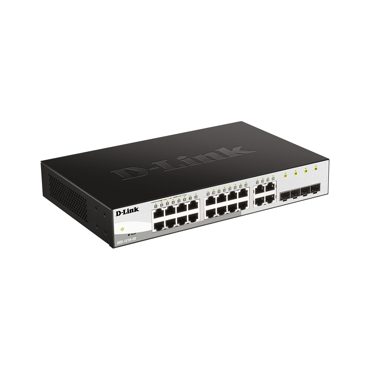 سوئیچ شبکه مدیریتی 20 پورت دی لینک مدل DGS-1210-20-2